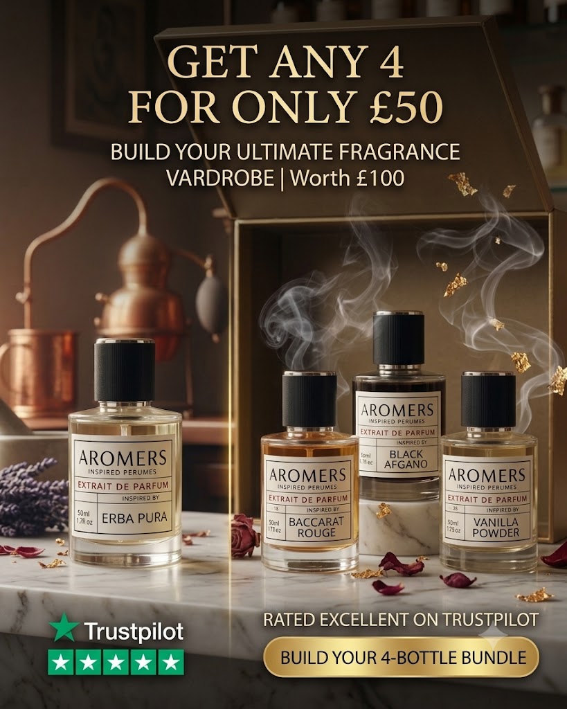 4 x 50ml Extrait De Parfum Bundle | Designer Inspired